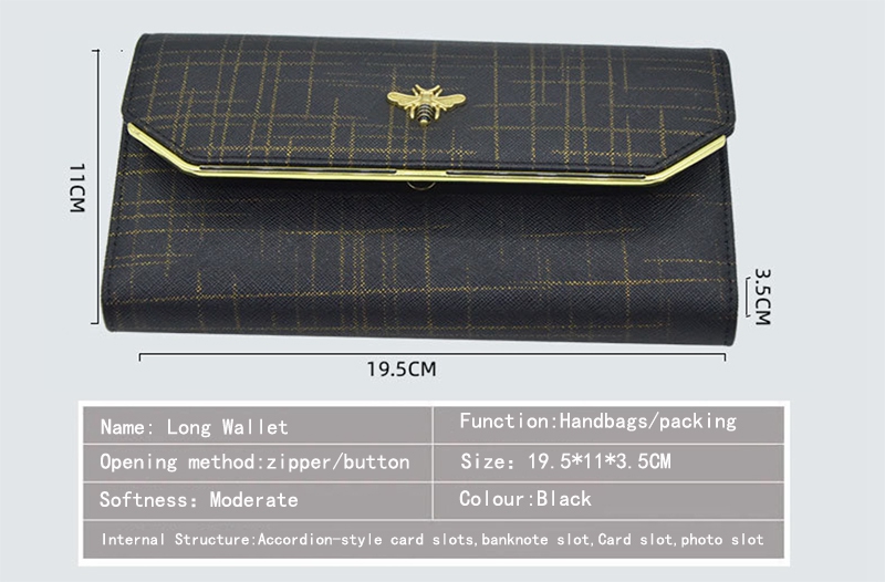 OEM Customized Second Layer Leather Long Women's Wallet2.jpg