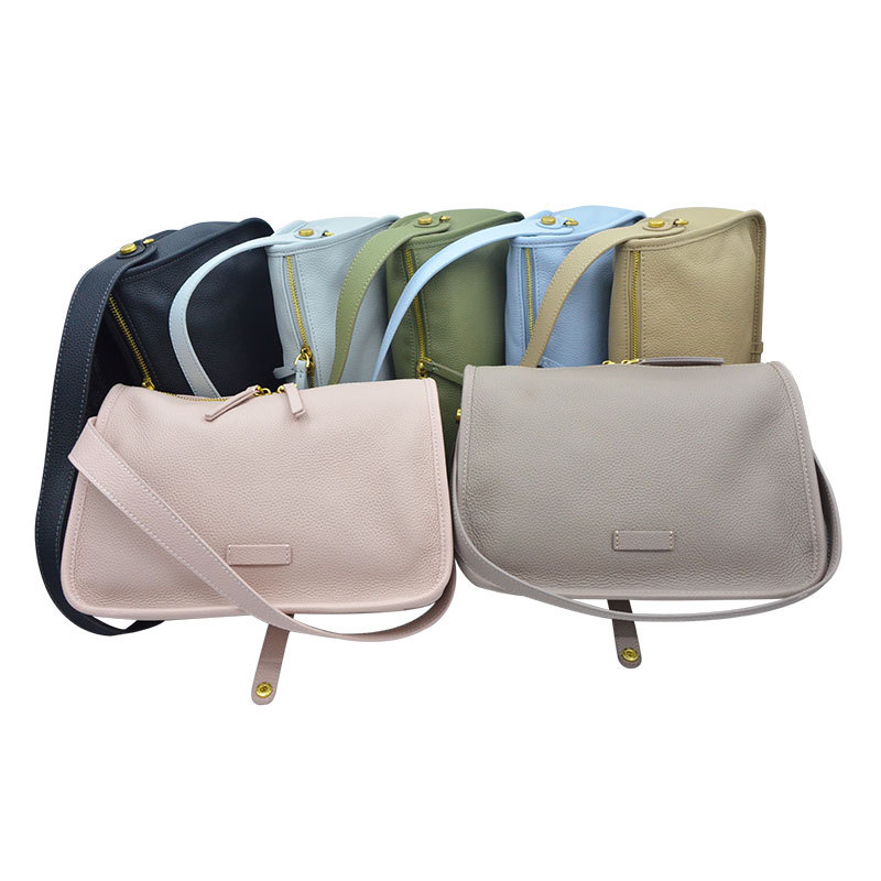 Leather single shoulder bag OEM,women's crossbody bag customized